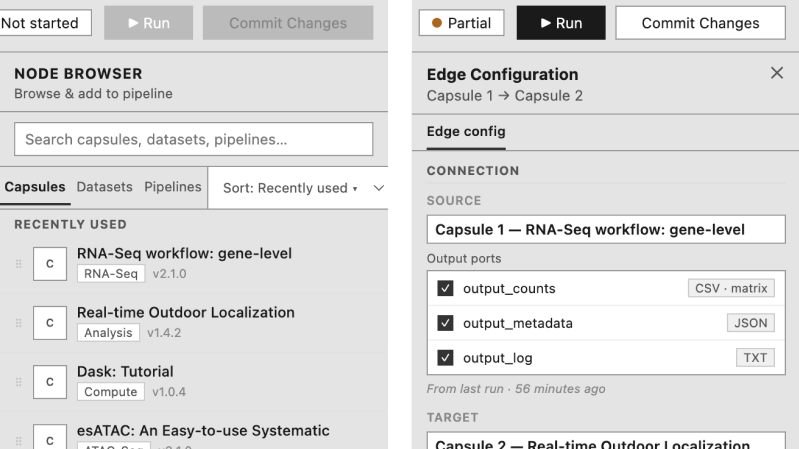 Pipeline Builder wireframe exploration 2